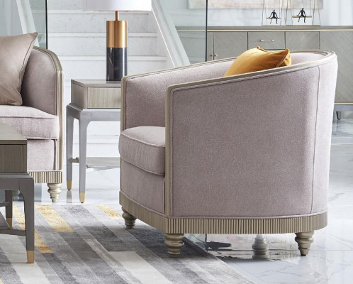 Fotel Design Couch Sofa Relaks Włókienniczy Lounge Club Podkładka miejsce siedzące Luksusowa jednoosobowa sofa