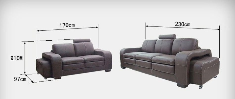 Skórzana sofa kanapa Żywy krajobraz Ustaw Design Modern 3+2+1 miejsce do siedzenia Sofa A1112