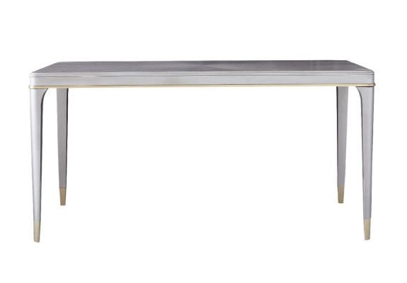 Luksusowe Meble Stół obiadowy Tabela jadalnia Salon Drewno Stal nierdzewna Design