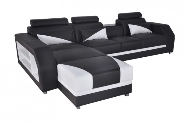 Design Skóra Podkładka Siedziba Pokój Narożnik Sofa Ustawić Designer