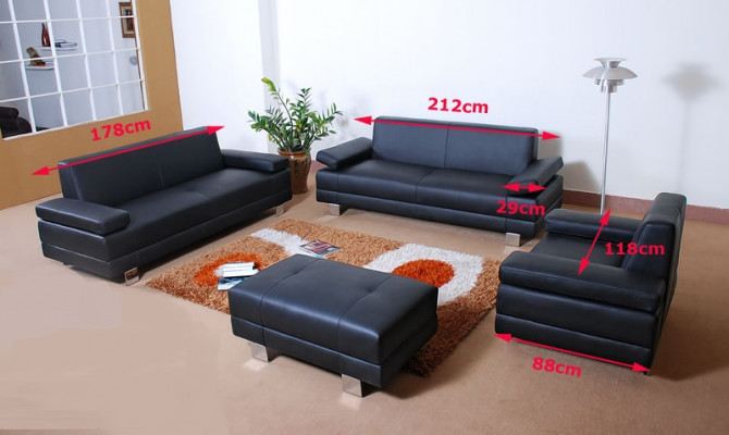 Zestaw sofowy 32 miejsce do siedzenia Zestaw Design Sofa Podkładka Kanapa Kanapa Modern Luxury New