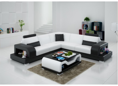 Nowoczesna sofa Wysokiej jakości sofa w kształcie litery L z wysokiej jakości tapicerką i narożnikami