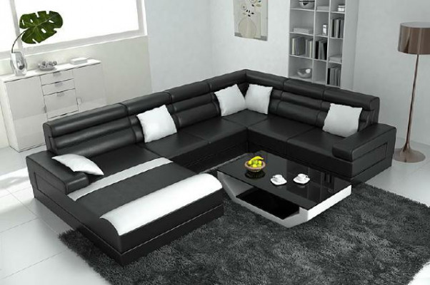 Narożnik kanapa z USB Żywy krajobraz XXL Big Couch Podkładka Ustawić Narożnik Couches UForm