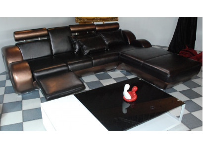 Elegancki designerski narożnik Berlin II skórzana sofa Narożnikowa kanapa kanapa