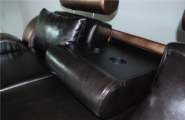 Elegancki designerski narożnik Berlin II skórzana sofa Narożnikowa kanapa kanapa