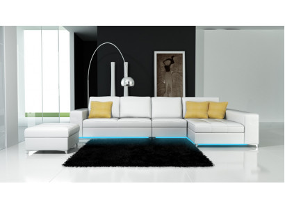 Sofa skórzana sofa kanapa USB Żywy krajobraz Narożnikowa kanapa Ustaw Design Modern New K5005