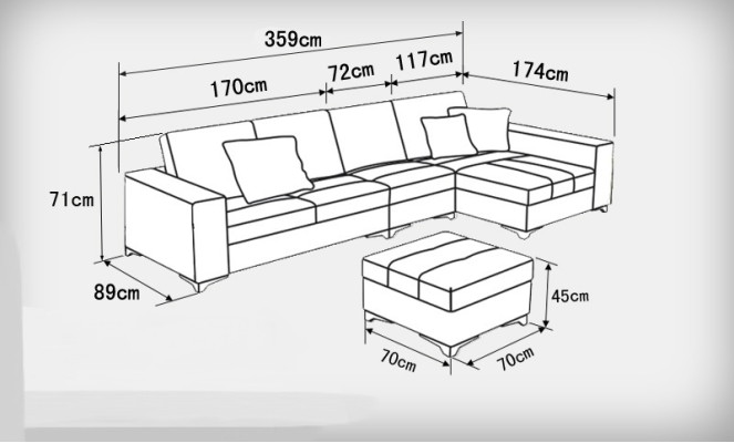 Sofa skórzana sofa kanapa USB Żywy krajobraz Narożnikowa kanapa Ustaw Design Modern New K5005