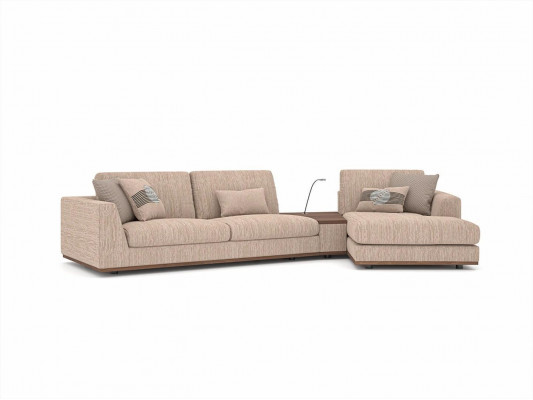 Projektant Narożnikowa kanapa Luksusowa sofa kanapa w kształcie litery L do salonu Włókiennicze Meble tapicerowane