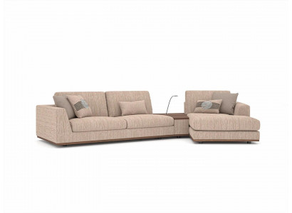 Projektant Narożnikowa kanapa Luksusowa sofa kanapa w kształcie litery L do salonu Włókiennicze Meble tapicerowane