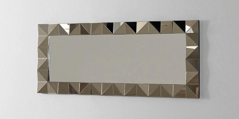 Lustro Lustro Grey Nowoczesny Design połysk ścienne Meble Salon Nowe Meble