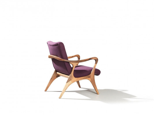 Design Meble do Siedzenia Fioletowy Fotel Kanapa Siedziba Salon Drewno Nowoczesne Podkładka Włókienniczy
