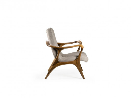 Pokój dzienny Fotel Kanapa Siedziba Modern Drewno Design Włókienniczy PolsterFotel Nowość