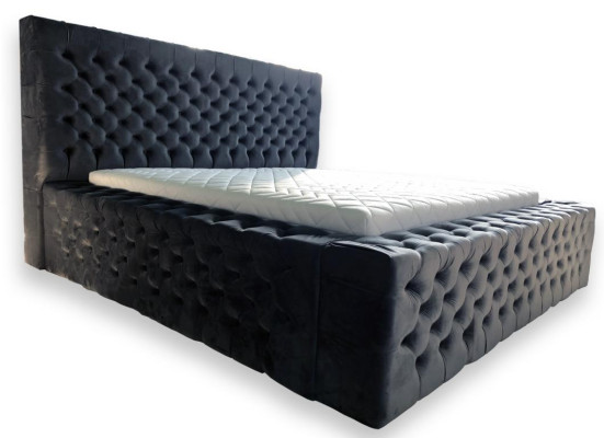 Nowoczesne łóżko hotelowe Chesterfield Podwójne łóżko New Modern King Size Bed