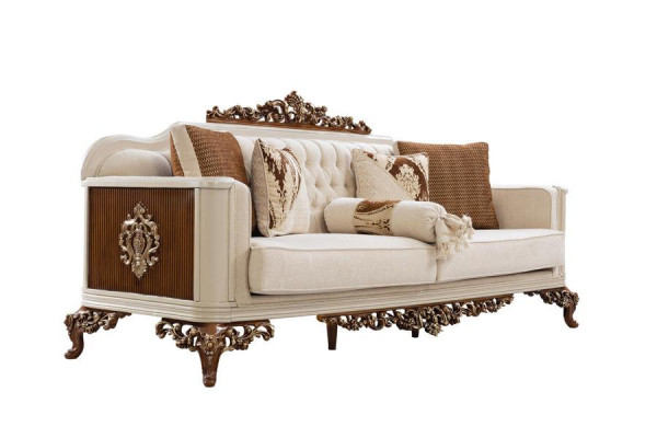 Sofa 3 miejsce do siedzenia Chesterfield Sofy trzyosobowe luksusowe do salonu w stylu barokowym kanapa nowa
