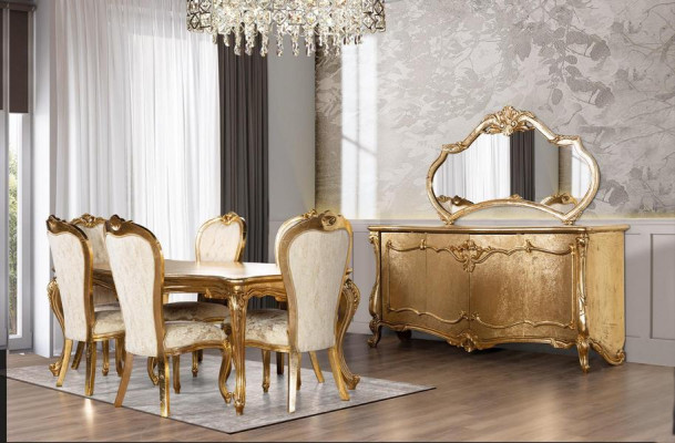 Kredens Lustro Luxury Kredens Ustawić Meble Komody Komody Złote