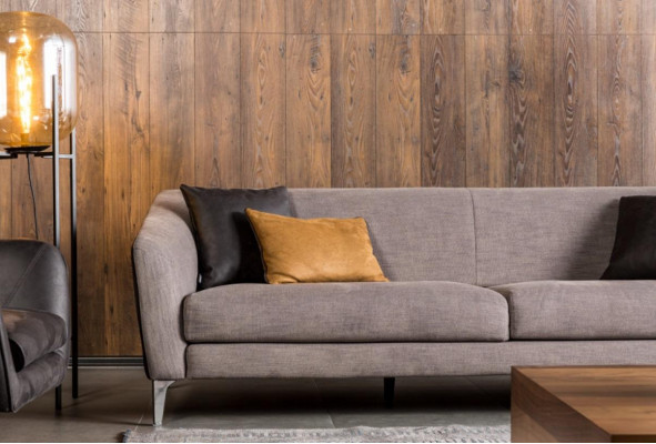 Sofa 3 Siedziba Kanapa Podkładka Sofy Kanapy Projekt salonu Włókienniczy Materiał