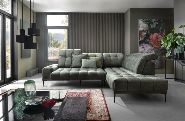 Narożnikowa kanapa nowoczesny design luksusowe sofy w kształcie litery L kanapa materiałowa sofa do salonu kanapy
