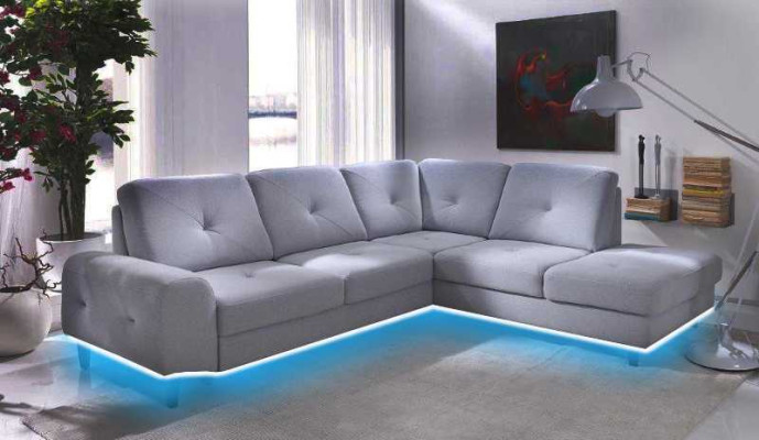 Narożnikowa kanapa Żywy krajobraz Materiał Włókienniczy Sofa Narożnikowa kanapa Kanapa Narożnik Podkładka Ustawić