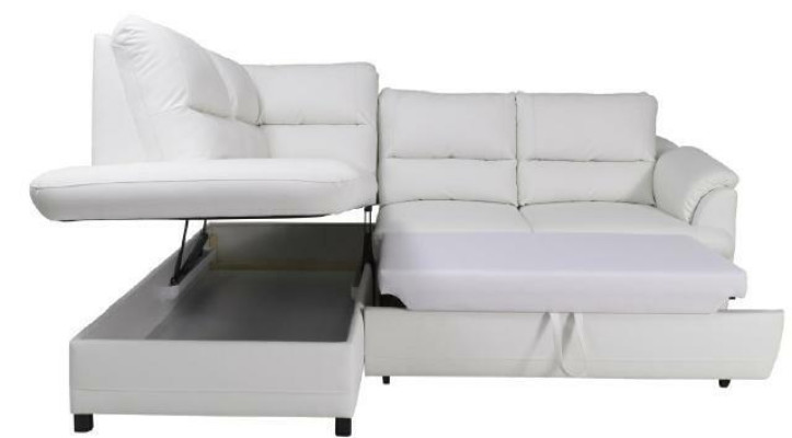 Narożnikowa kanapa Narożnik Wybór Skóra Materiał Kasten&Łóżko Podkładka Włókienniczy Kanapa Sofa Narożnik Ustawić