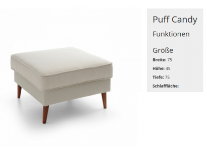 Podnóżek Club XXL Stołek Ottoman Pufa Skóra Włókienniczy Decor Ottoman