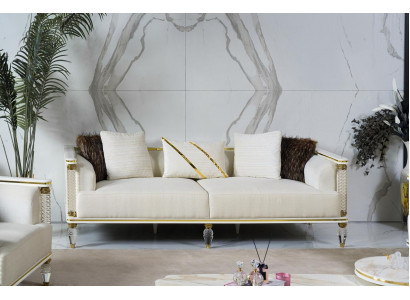 Sofa 3 miejsce do siedzenia Design Sofy Podkładka Couchen Relaks Siedziba Meble Modern Relaks