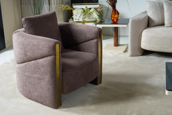 Design Fotel Luxury Fotel Relaks Włókienniczy Fotel Club Lounge Nowoczesny luksus