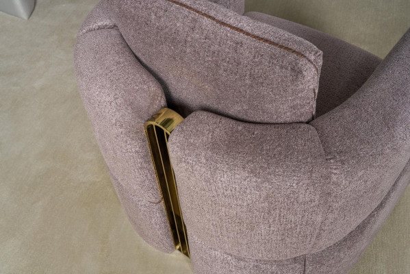 Design Fotel Luxury Fotel Relaks Włókienniczy Fotel Club Lounge Nowoczesny luksus