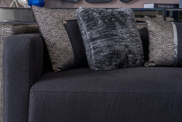 Zestaw sofowy 3+3+1 miejsce do siedzenia Zestaw do salonu Kompletny Włókienniczy Sofa Fotel Drewno Nowy