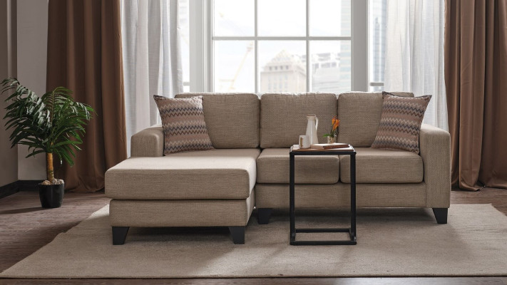Narożnikowa kanapa Włókienniczy narożnik w kształcie litery L Sofa Podkładka Premium Couch Meble Sofy Kanapy