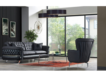 Zestaw sofowy 3+1 miejsce do siedzenia Fotel Ustaw Chesterfield Relaks Fotel Meble Nowe