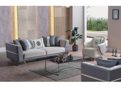 Zestaw sofowy 3+1 miejsce siedzące Fotel Ustaw Modern Relaks Fotel Meble Nowe