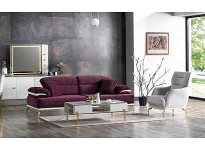 Zestaw sofowy 3+1 miejsce do siedzenia Fotel Ustaw Modern Relaks Fotel Meble