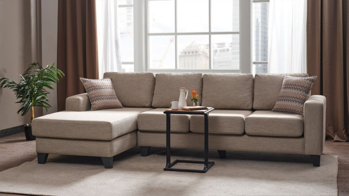 Żywy krajobraz Narożnikowa kanapa Kanapa w kształcie litery L Siedziba Podkładka Sofa Luxury Meble Sofy nowoczesne Nowość