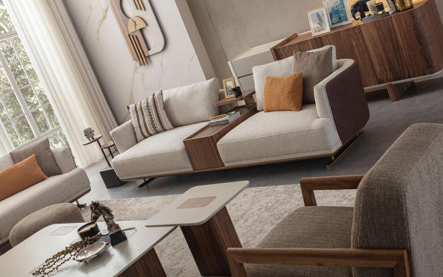 Nowoczesna Sofa 3 miejsce do siedzenia Relaks Sofa Luksusowa Sofa 3-osobowa do Salonu Nowa 3 miejsce do siedzenia