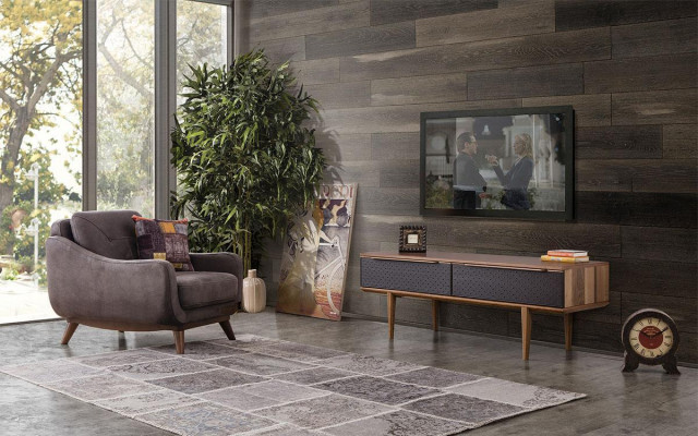 Komoda RTV salon Drewno Design Meble Szafka RTV Nowość
