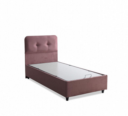 Łóżko Design bed Luxury Podkładka Sypialnia Meble New Modern Różowy 90x190