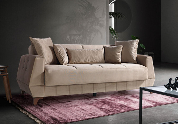 Zestaw sofowy 3+2+1+1 miejsce do siedzenia Sofa Kompletny zestaw Relaks Fotel 4-częściowy.