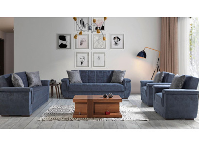 Sofa rozkładana Ustawić poduszkę na siedzisko Zestaw sofowy kanapa 3+2+1+1 Siedziba kanapy sofy