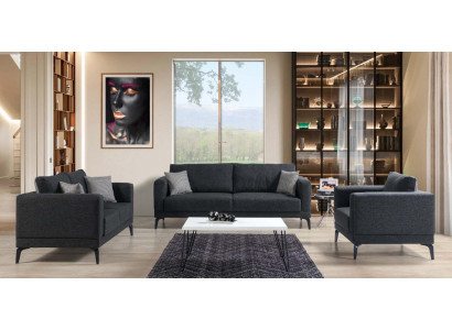 Zestaw sofowy 3+2+1 miejsce do siedzenia Włókienniczy Nowoczesna kompletna Sofa Fotel Luxury Meble