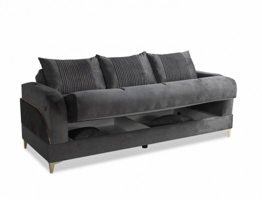 Zestaw sofowy 3+2+1+1 miejsce do siedzenia Meble Zestaw luksusowy Zestaw sofowy Modern Grey 4-częściowy