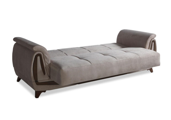 Luksusowa Sofa 3 miejsce do siedzenia Meble do Salonu Elegancka Sofa 230cm Włókienniczy Beżowa Nowość