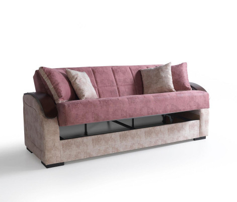 Różowa Nowoczesna Sofa 3 miejsce do siedzenia Relaks Sofa Luksusowa Sofa 3-osobowa do Salonu Nowa 3 miejsce do siedzenia