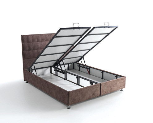 Łóżko Design bed Luxus Podstawa łóżka Podkładka Sypialnia Meble Materiał 160x200