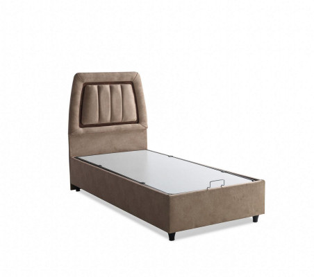 Łóżko Design łóżko Luxury Beżowa Podkładka Sypialnia Meble Modern 90x190 Luxury