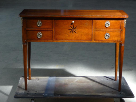 Meble Style Baroque Design Drewno Włoskie Meble Stół konsolowy Brązowy Kredens
