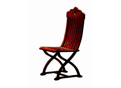 jadalnia Prawdziwe drewno Lounge Siedziba krzesło tapicerowane Drewno New Country House Fotel Krzesło 1x