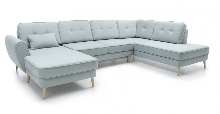 Meble do salonu Narożnikowa kanapa Sofa tekstylna Design Sofa Narożne sofy U Shape Modern Podkładka