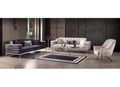 Zestaw sofowy 331 miejsce do siedzenia Luksusowe meble do salonu Sofa Podkładka 3-częściowa.