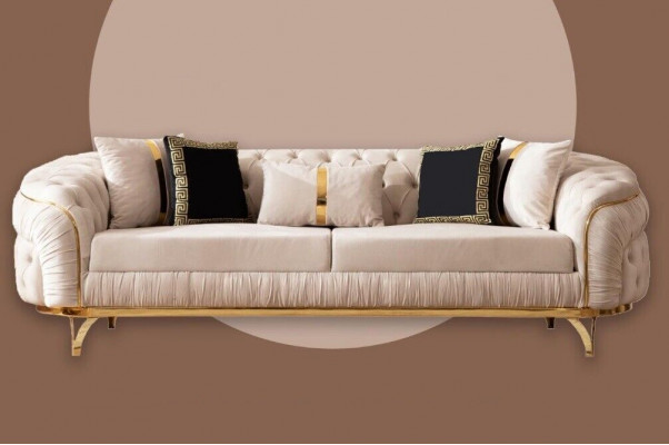 Chesterfield Zestaw sofowy 321 miejsce do siedzenia Design Podkładka Sofa Ustawić zestaw