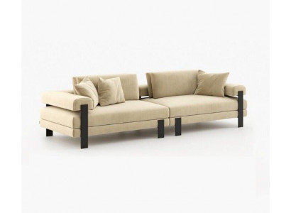 Designerska Sofa 2 miejsce do siedzenia Modern Couch Podkładka Beżowe Sofy Designerska Sofa Nowość